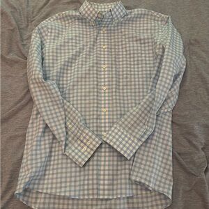 Jos. A. Bank Light Blue Gingham Men's Shirt